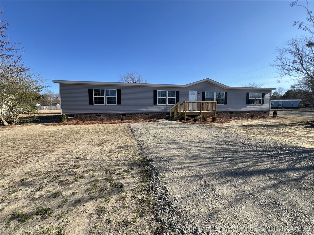 Front view from Horseshoe Road
