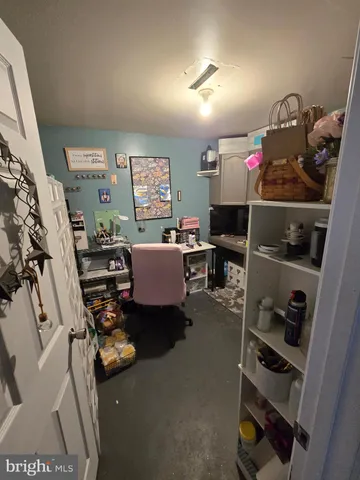 a room with storage and utility