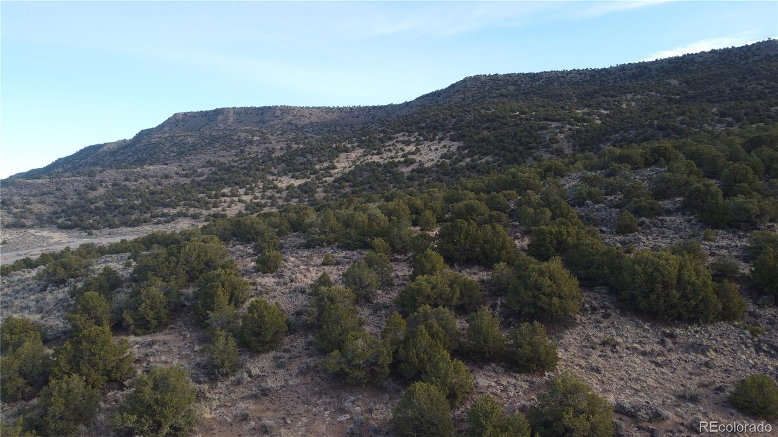 Lot 54 Old Stage Coach Road San Luis, CO 81152 - Photo 14 of 22 a view of a dry yard with mountains in the background