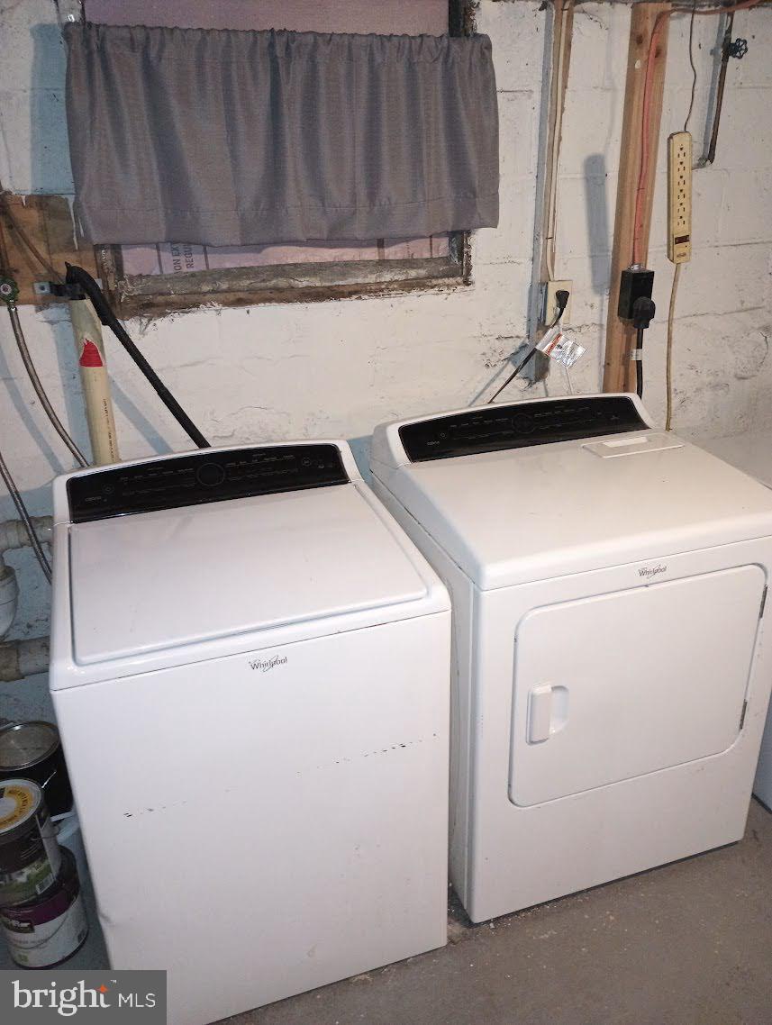 219 Front Street Fieldsboro, NJ 08505 - Photo 30 of 48 a utility room with dryer and washer
