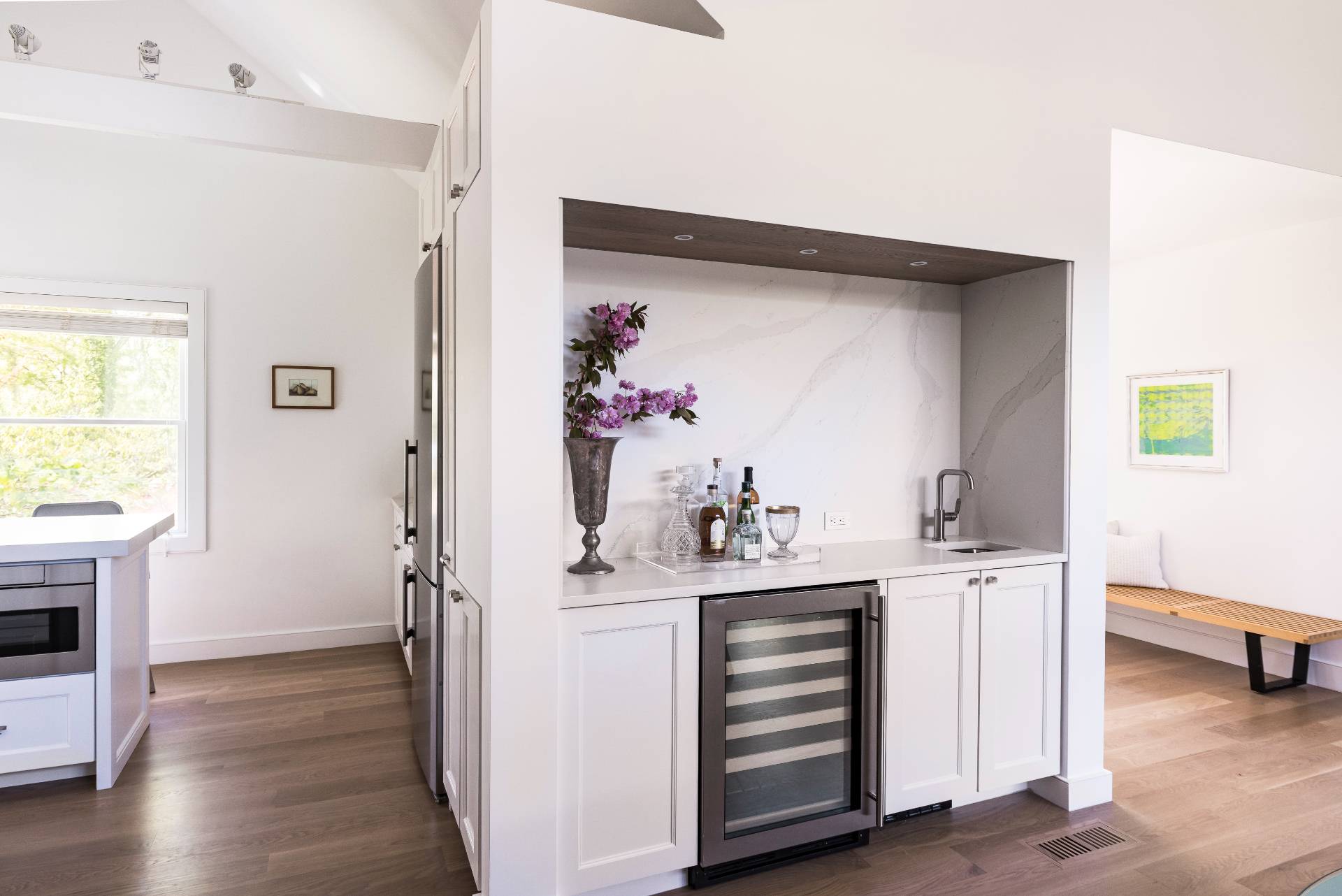 55 Hildreth Lane Bridgehampton, NY 11932 - Photo 8 of 21 a kitchen with a refrigerator and a stove