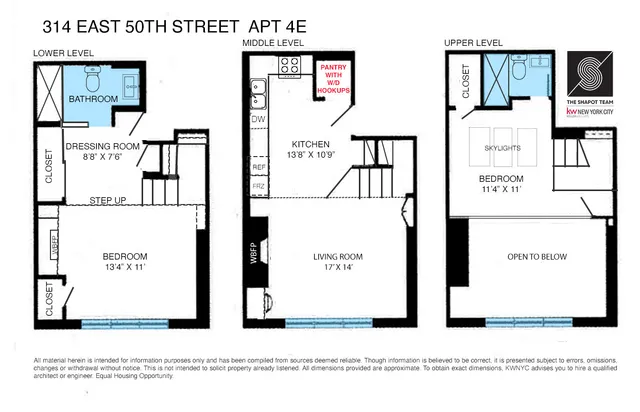 $1,300,000 | 312-314 East 50th Street, Unit 4E | Midtown East