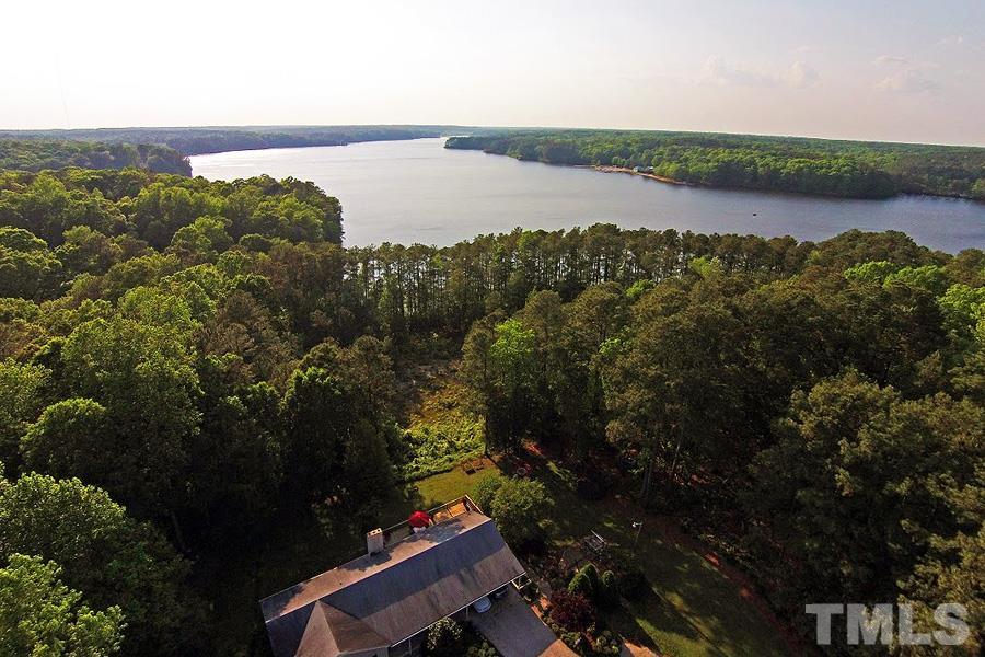 6820 Lake Wheeler Road Raleigh, NC 27603 - Photo 23 of 25 Aerial view of the home and its proximity to Lake Wheeler.