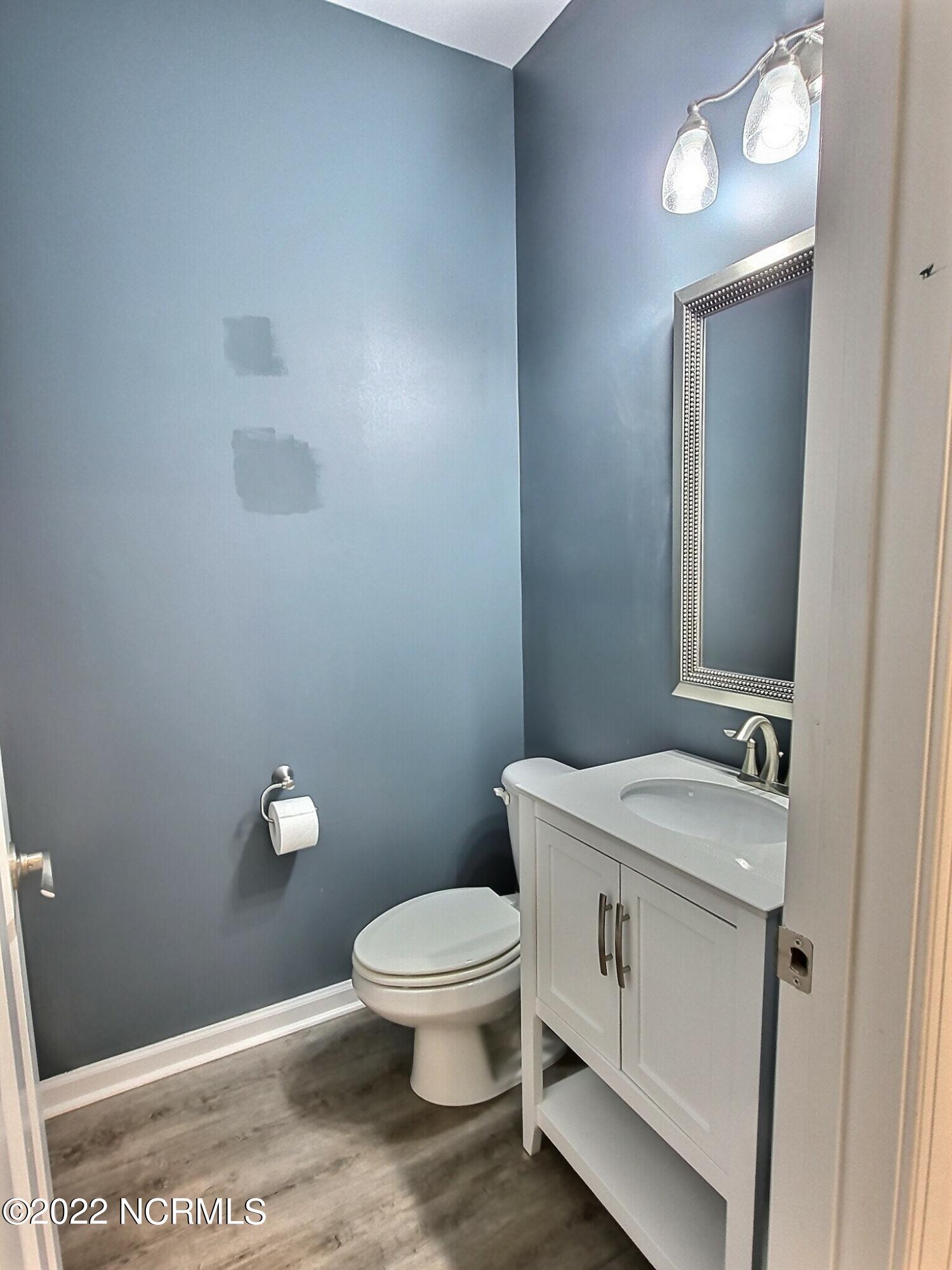2076 Watts Landing Road Hampstead, NC 28443 - Photo 40 of 51 Half bath, granite top vanity on 2nd floor
