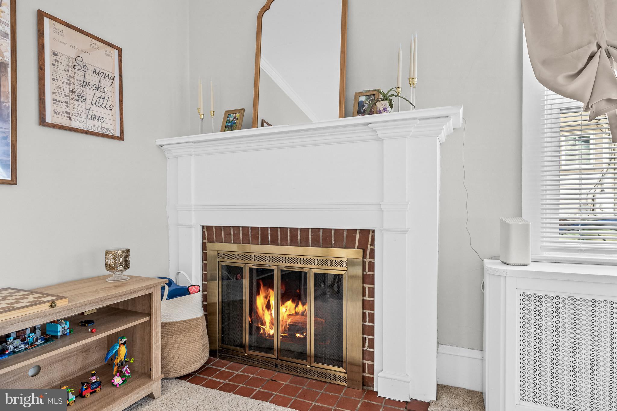252 Rhoads Avenue Haddonfield, NJ 08033 - Photo 20 of 38 living rm Fireplace mantle -not used