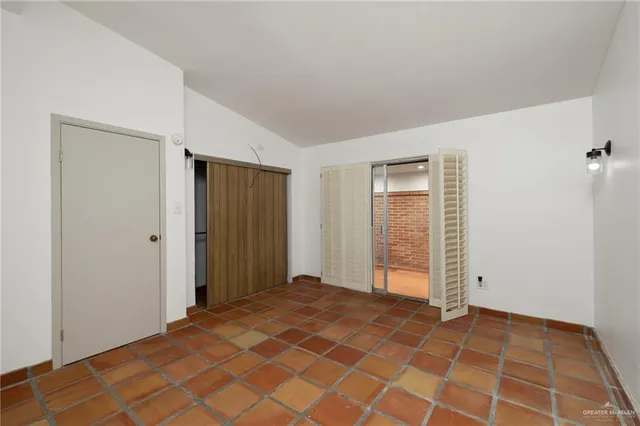 a view of an empty room