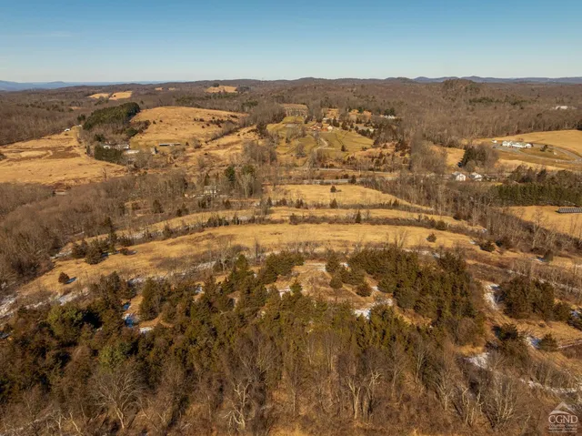 a view of city and mountain