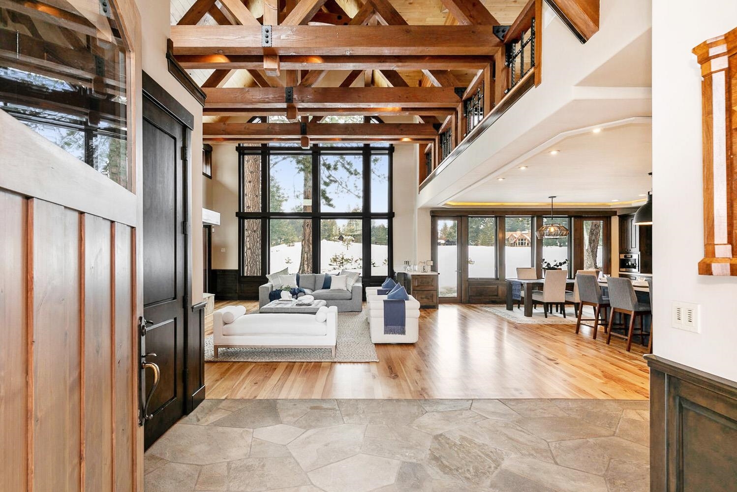 13006 Lookout Loop Truckee, CA 96161 - Photo 4 of 21 a lobby with furniture and floor to ceiling window