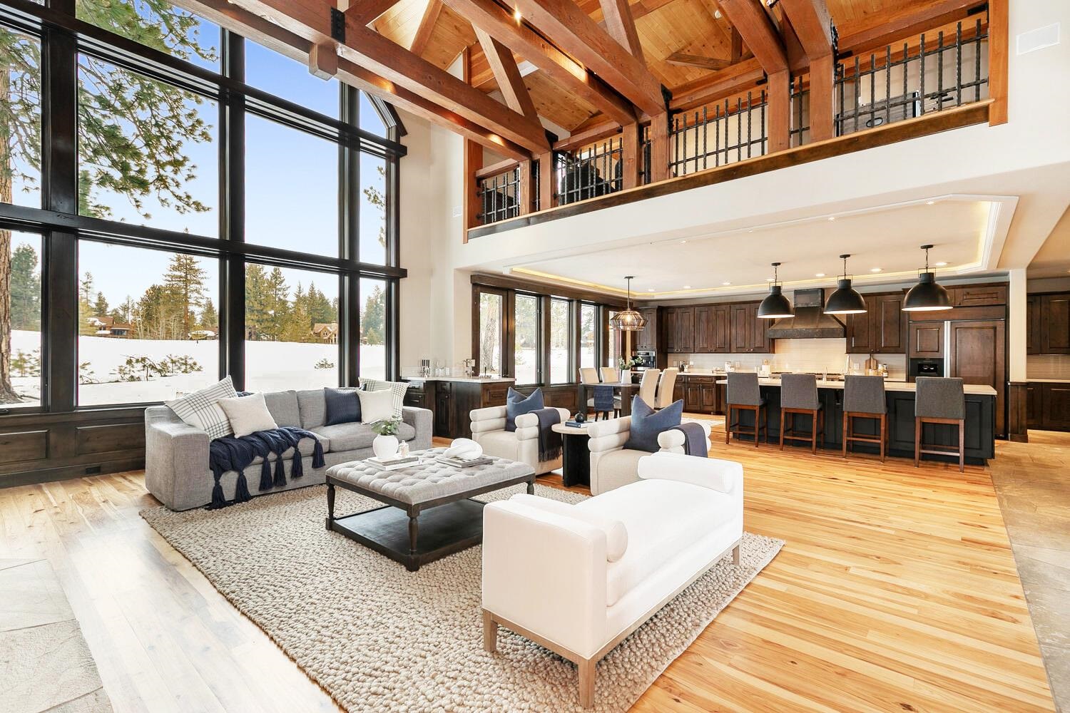 13006 Lookout Loop Truckee, CA 96161 - Photo 6 of 21 a living room with furniture and a large window