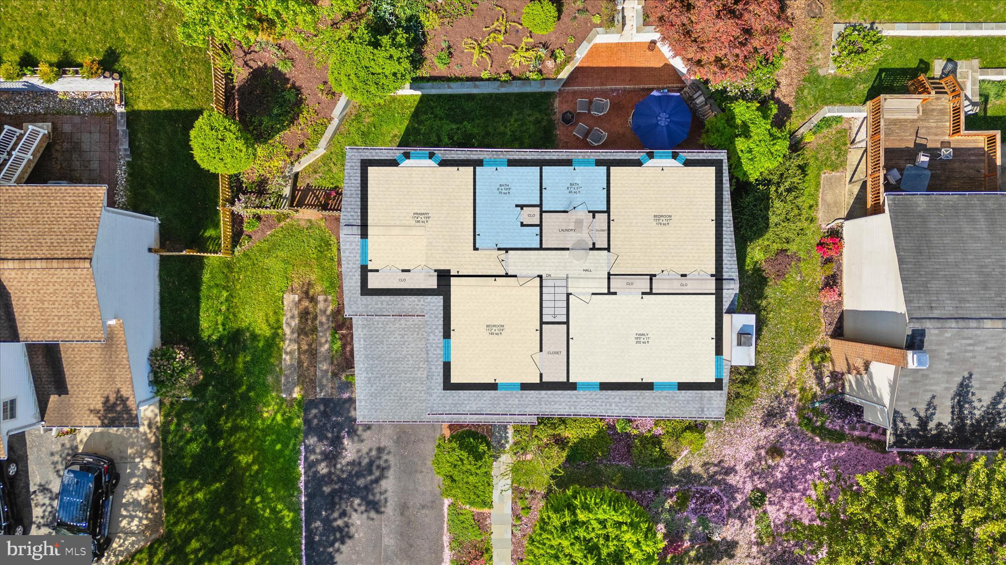 1126 Neptune Place Annapolis, MD 21409 - Photo 79 of 79 an aerial view of residential house with outdoor space and swimming pool