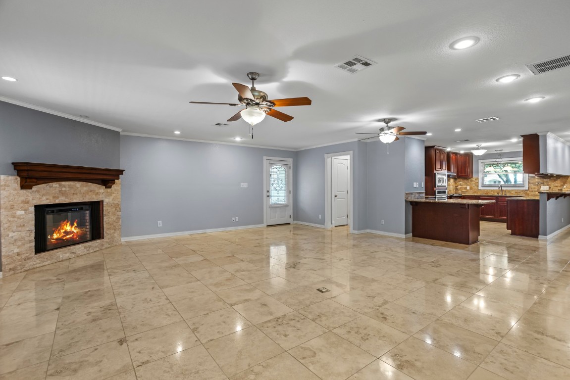 3745 Canyon Heights Road Belton, TX 76513 - Photo 7 of 29 a view of an empty room and fire place