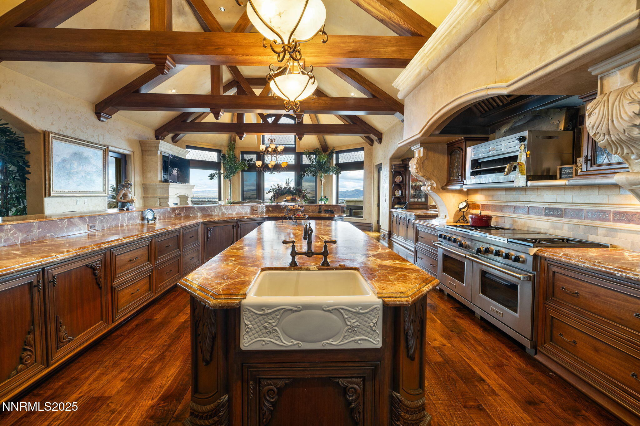 2490 Manzanita Lane Reno, NV 89509 - Photo 53 of 132 a kitchen with stainless steel appliances granite countertop a stove a sink and a refrigerator
