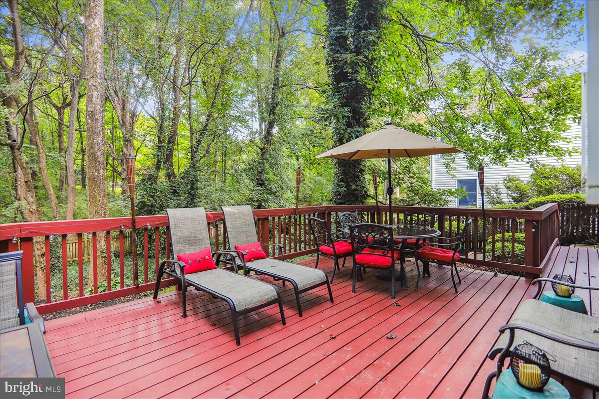 17020 Briardale Road Rockville, MD 20855 - Photo 48 of 70 Fantastic Deck overlooking gorgeous yard!