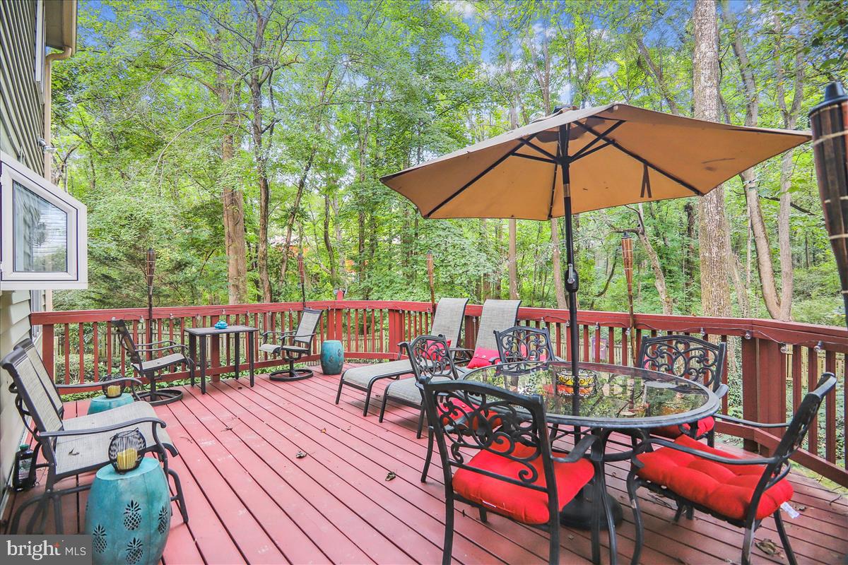 17020 Briardale Road Rockville, MD 20855 - Photo 50 of 70 Large Deck overlooking Yard