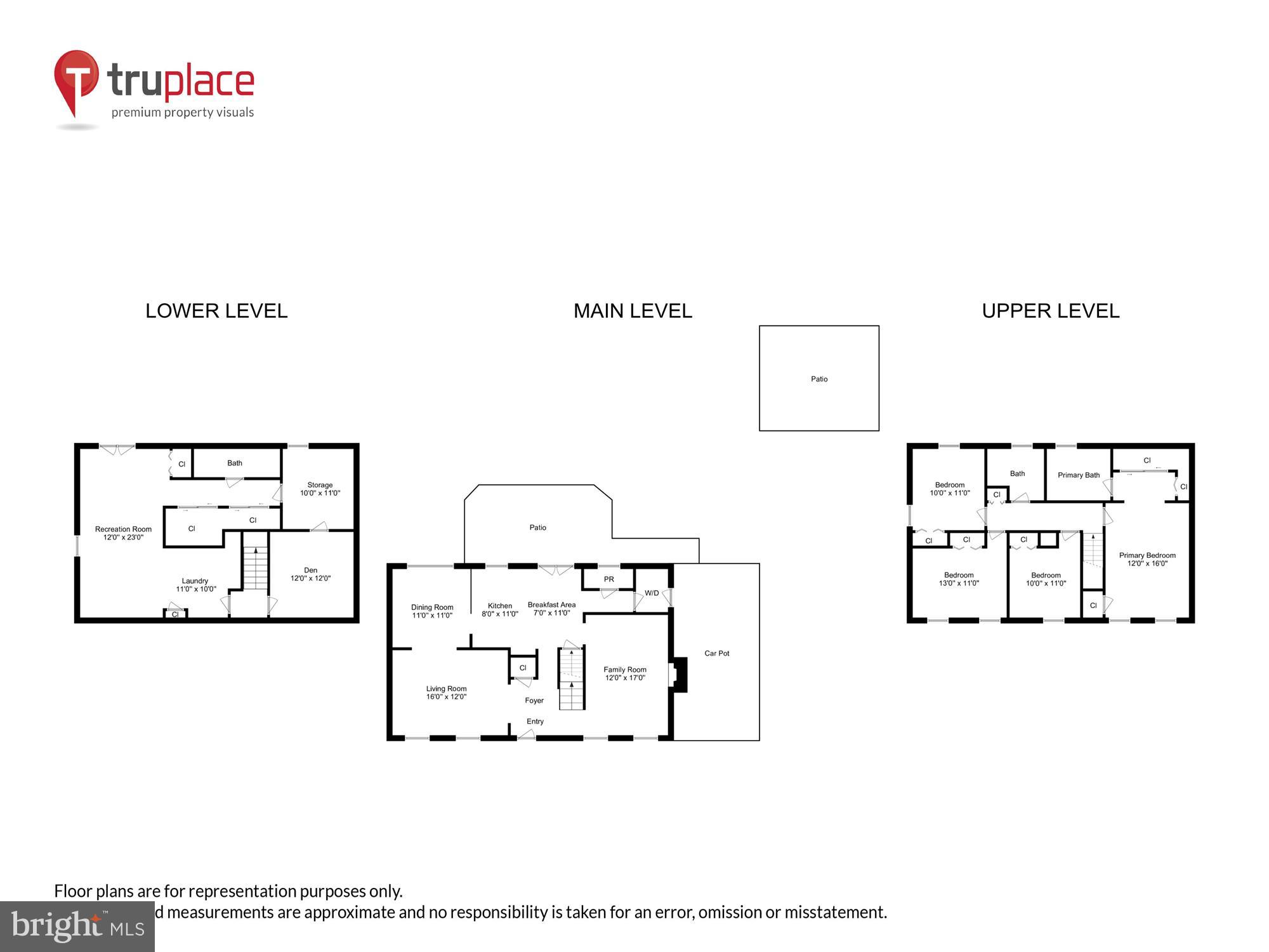 17020 Briardale Road Rockville, MD 20855 - Photo 67 of 70 Combined Floor Plan