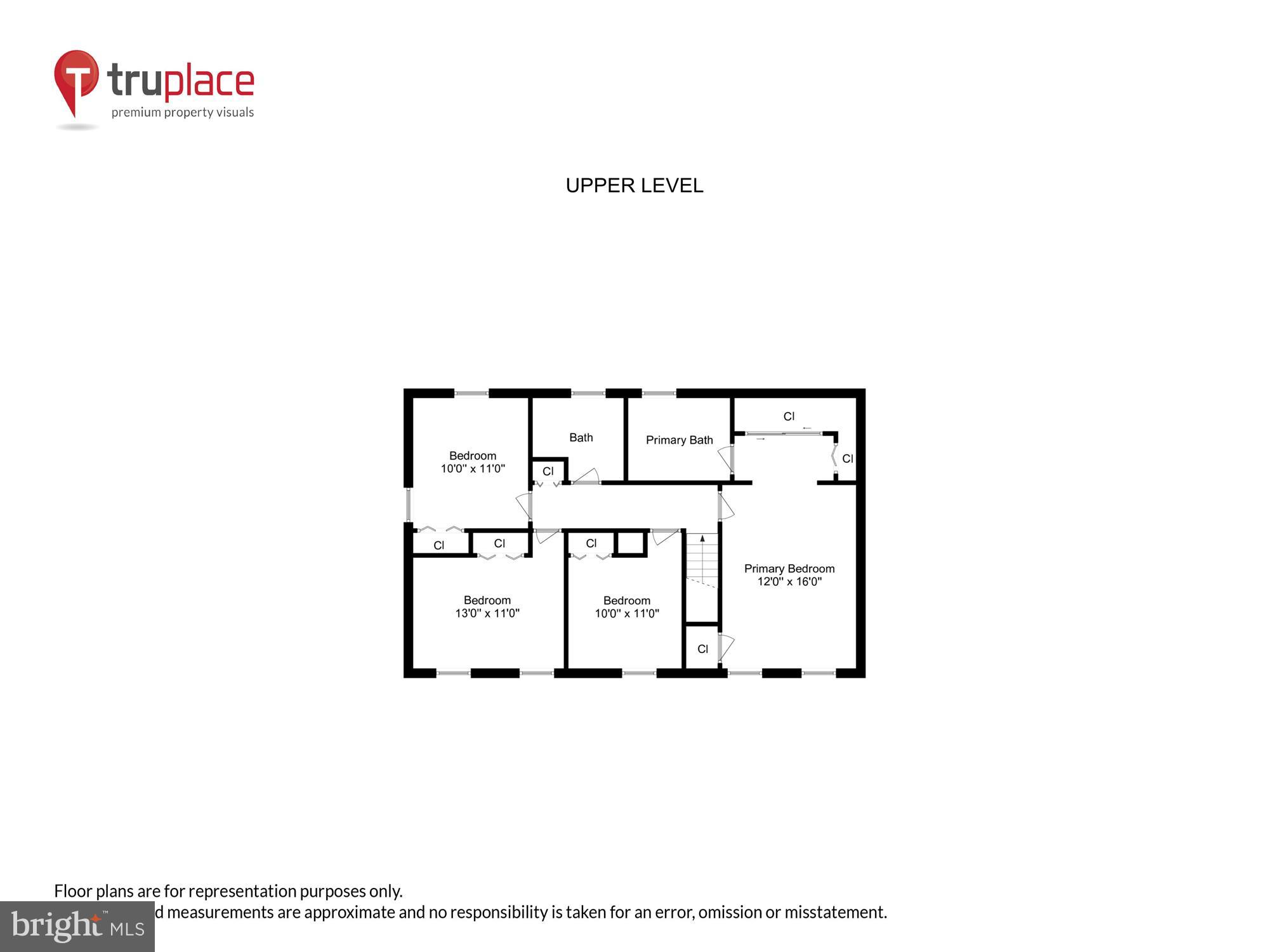 17020 Briardale Road Rockville, MD 20855 - Photo 69 of 70 Upper Level Floor Plan
