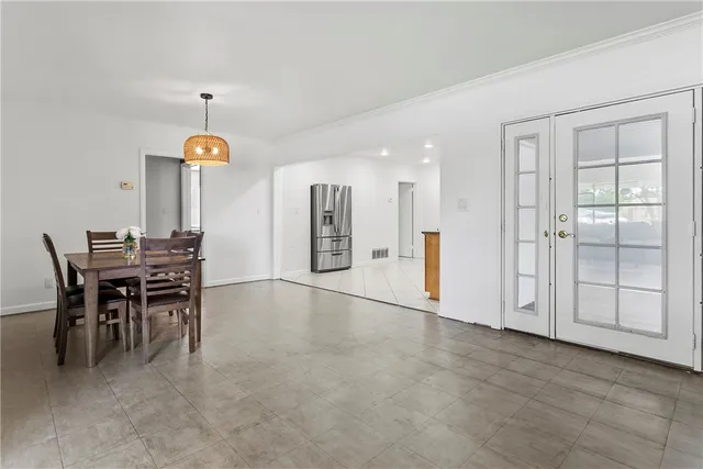 a view of a livingroom with furniture and window