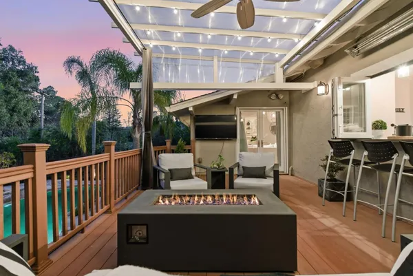 a view of a swimming pool