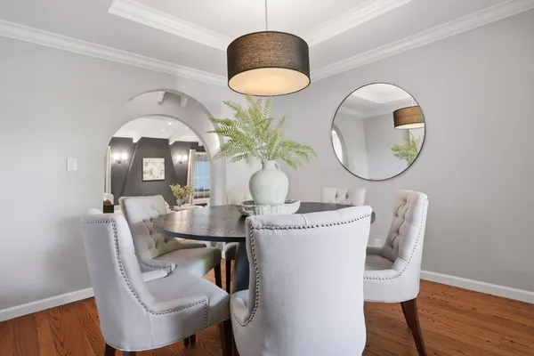 a kitchen with a sink and refrigerator