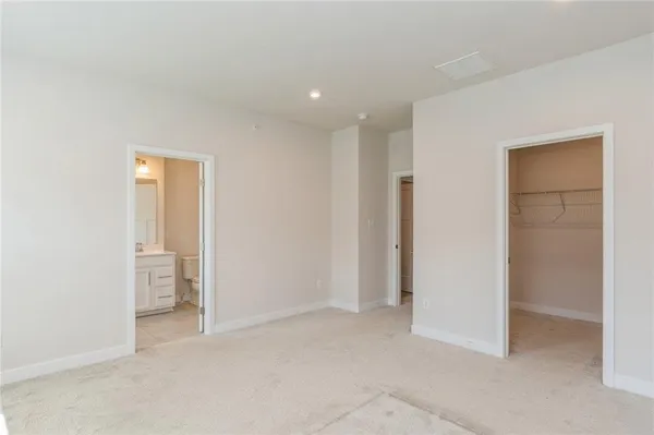 a view of an empty room