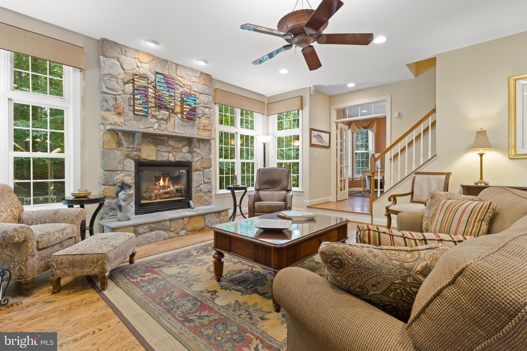 264 Woodard Road Arnold, MD 21012 - Photo 2 of 62 Custom stone fireplace frames gas fireplace
