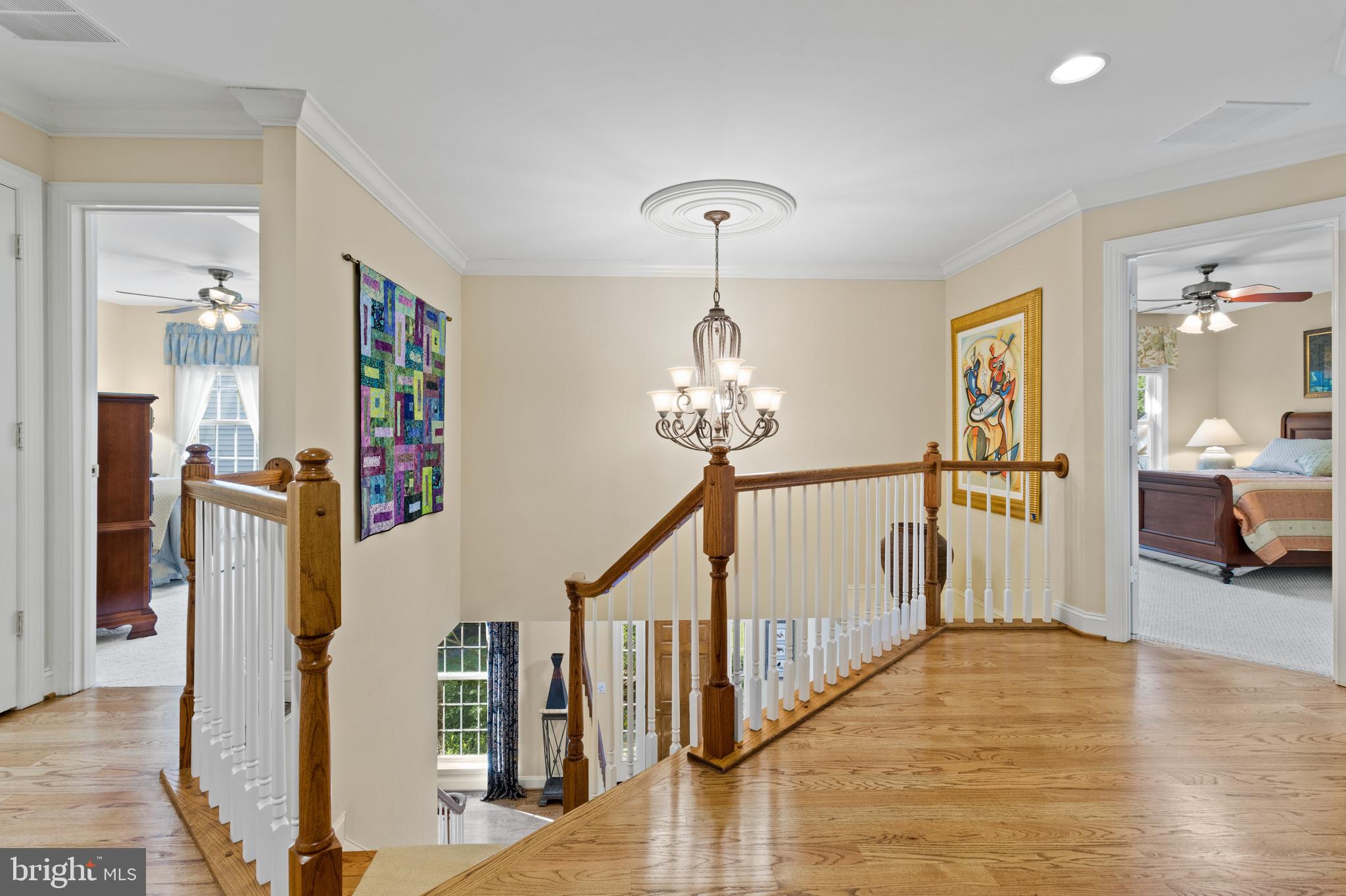 264 Woodard Road Arnold, MD 21012 - Photo 29 of 62 Upstairs has gracious foyer seen from below.