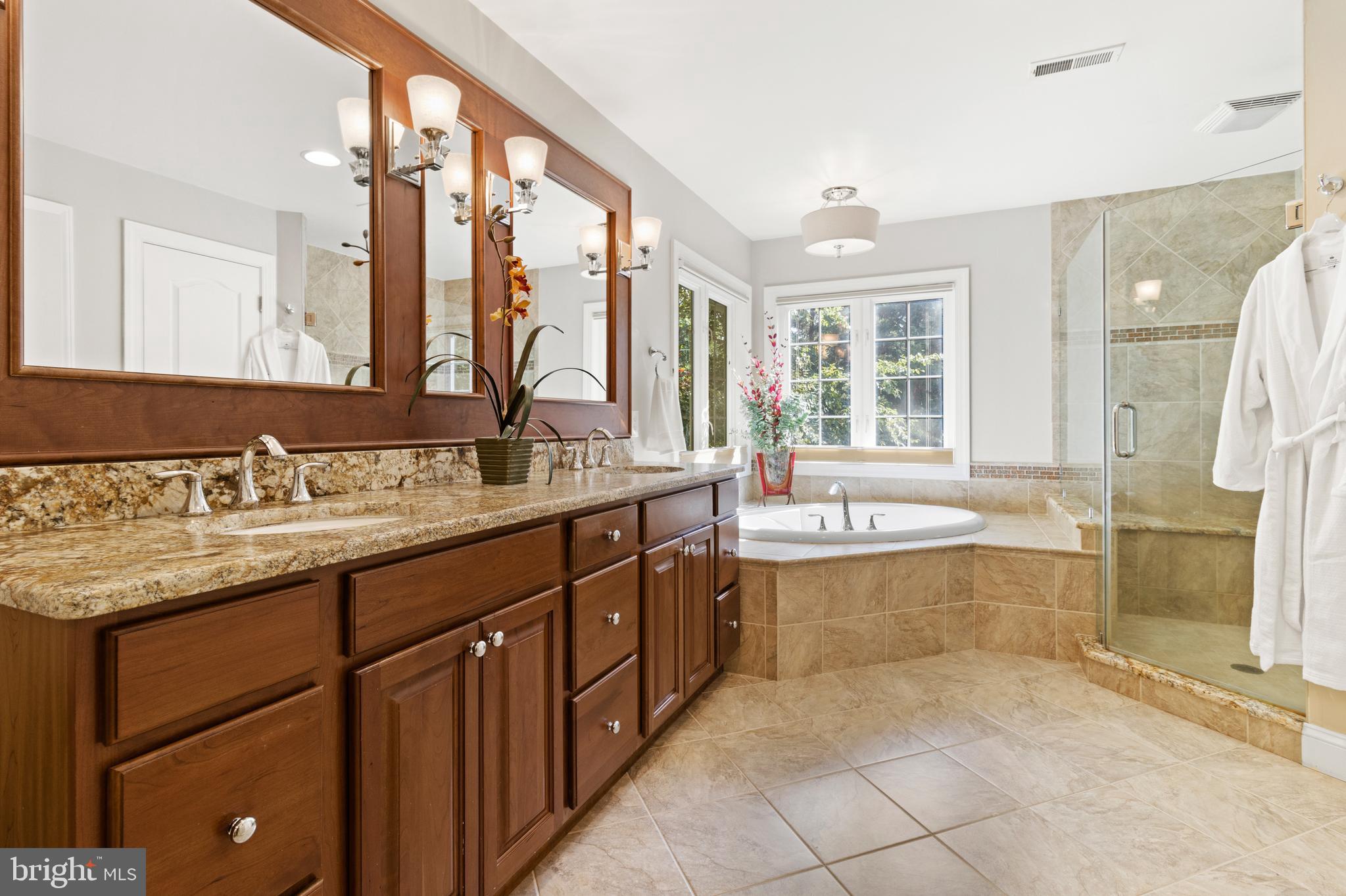 264 Woodard Road Arnold, MD 21012 - Photo 31 of 62 Master bath was tastefully remodeled-double sinks.