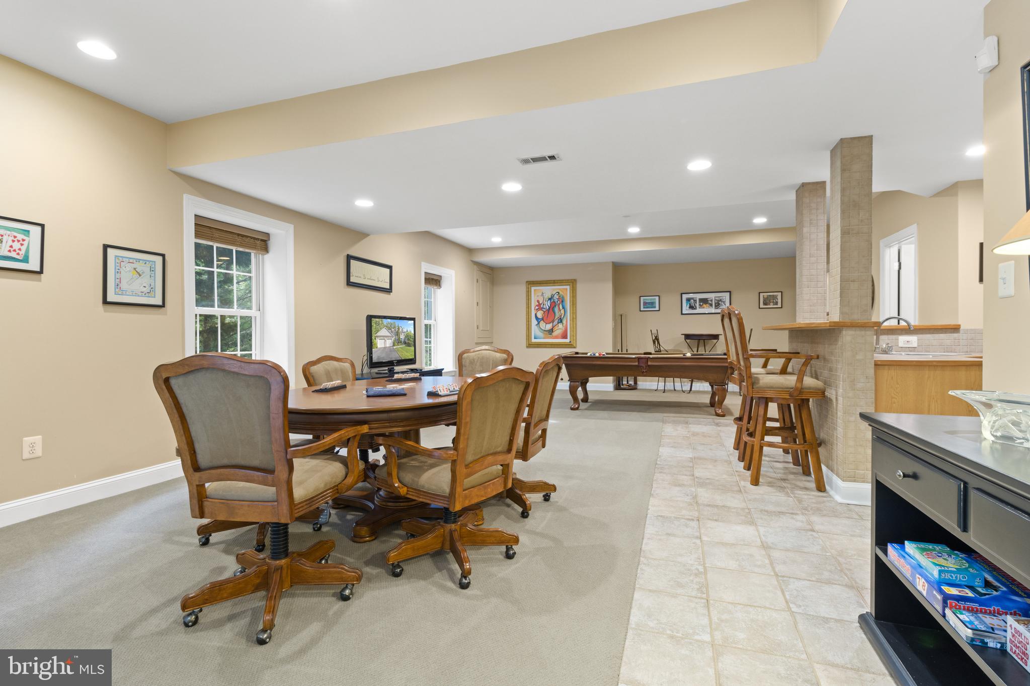 264 Woodard Road Arnold, MD 21012 - Photo 52 of 62 Bar and tons of lighting with work-out room too!