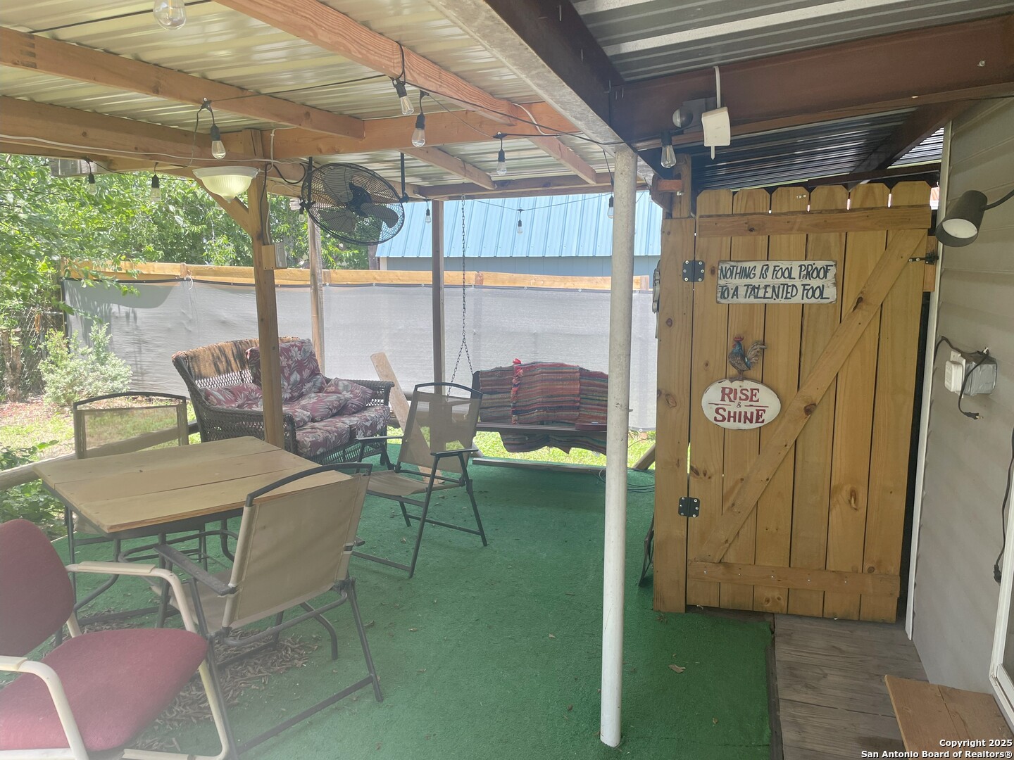 103 South 3rd Street Stockdale, TX 78160 - Photo 12 of 30 a balcony view with a seating space