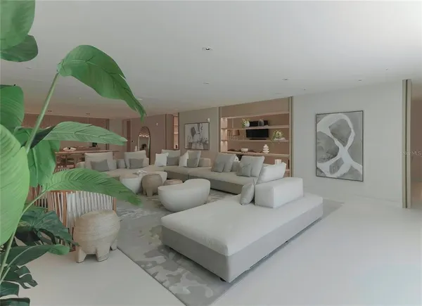 a living room with a couch