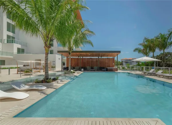a view of a house with a swimming pool
