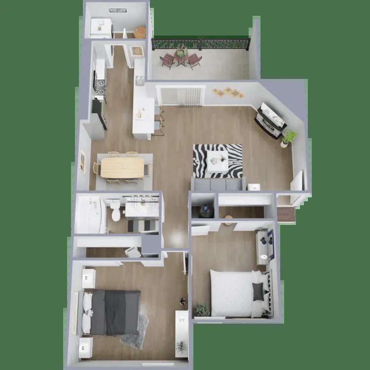 1500 South Jupiter Road, Unit 902 Allen, TX 75002 - Photo 7 of 7 an aerial view of residential house with outdoor space and parking