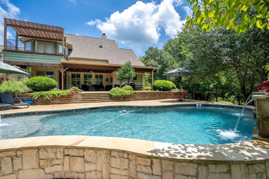 165 Whistler Lane Hallsville, TX 75650 - Photo 25 of 40 a view of a house with a garden