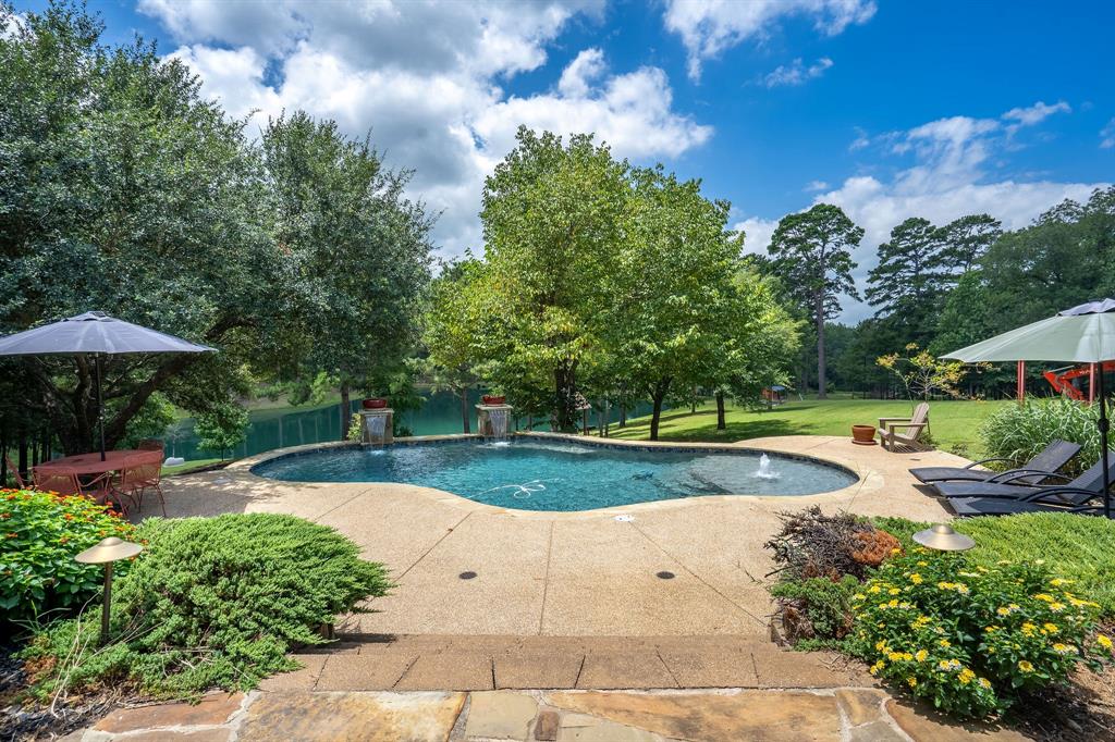 165 Whistler Lane Hallsville, TX 75650 - Photo 30 of 40 a view of a backyard with green space