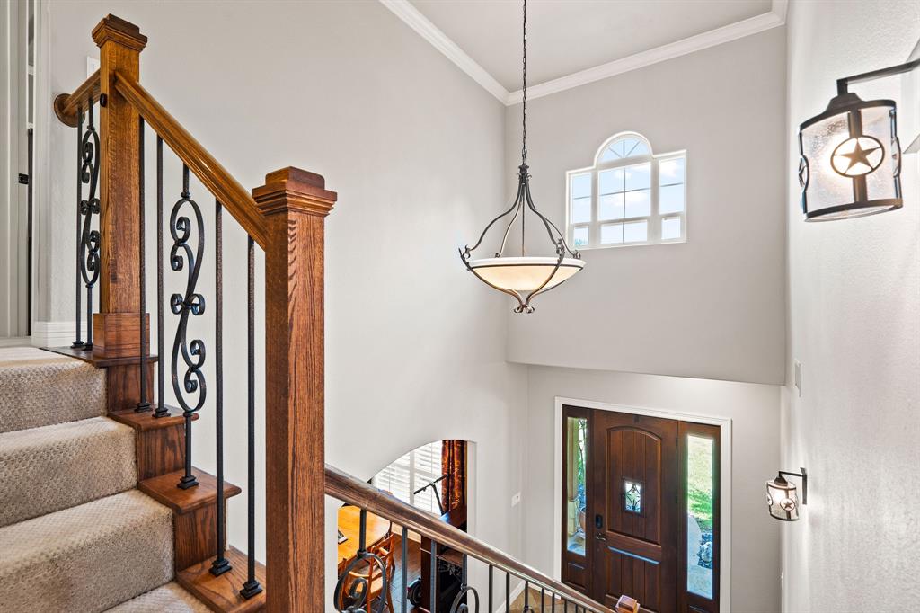 165 Whistler Lane Hallsville, TX 75650 - Photo 3 of 40 a view of a livingroom with furniture and stairs