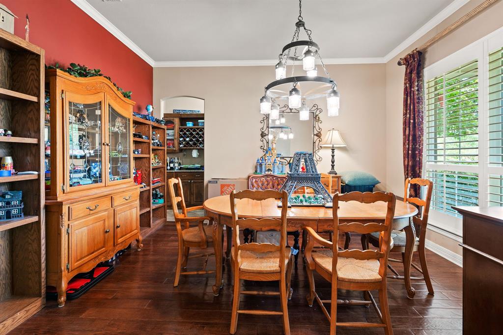 165 Whistler Lane Hallsville, TX 75650 - Photo 4 of 40 a view of a dining room with furniture window and outside view