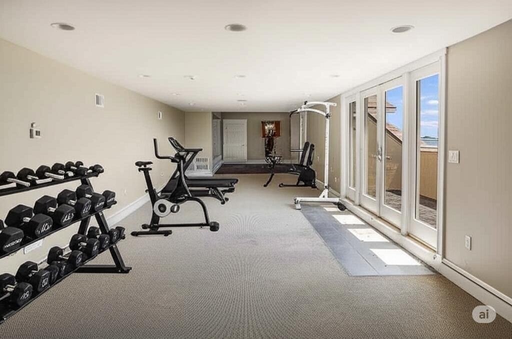 76 Paine Avenue Beverly, MA 01965 - Photo 35 of 41 a view of a room with gym equipment