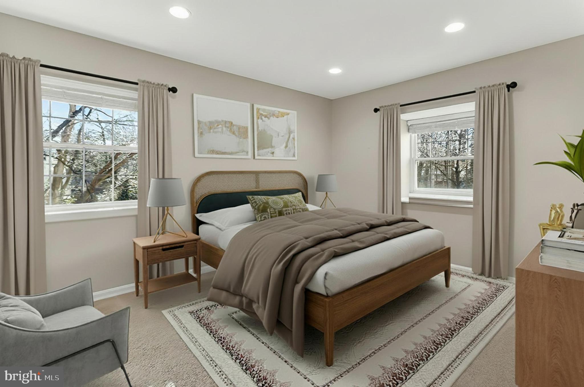 5833 Cove Landing Road, Unit 304 Burke, VA 22015 - Photo 4 of 34 a bedroom with a bed and a window