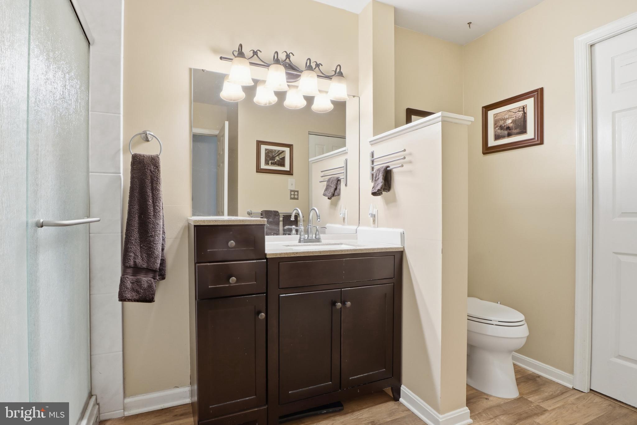 160 Greenleaf Road York, PA 17406 - Photo 17 of 46 Modern bathroom with elegant fixtures.