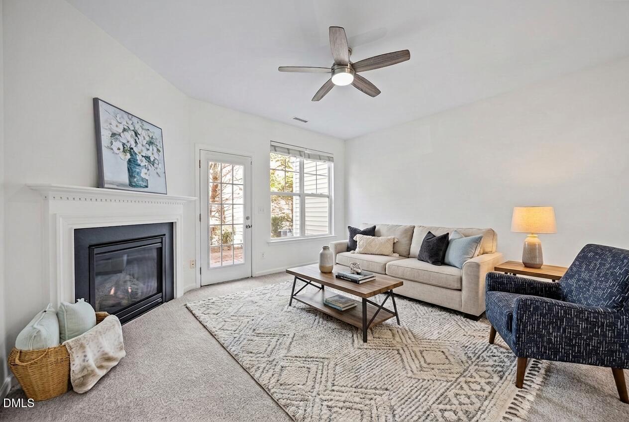 Virtually Staged Living Room
