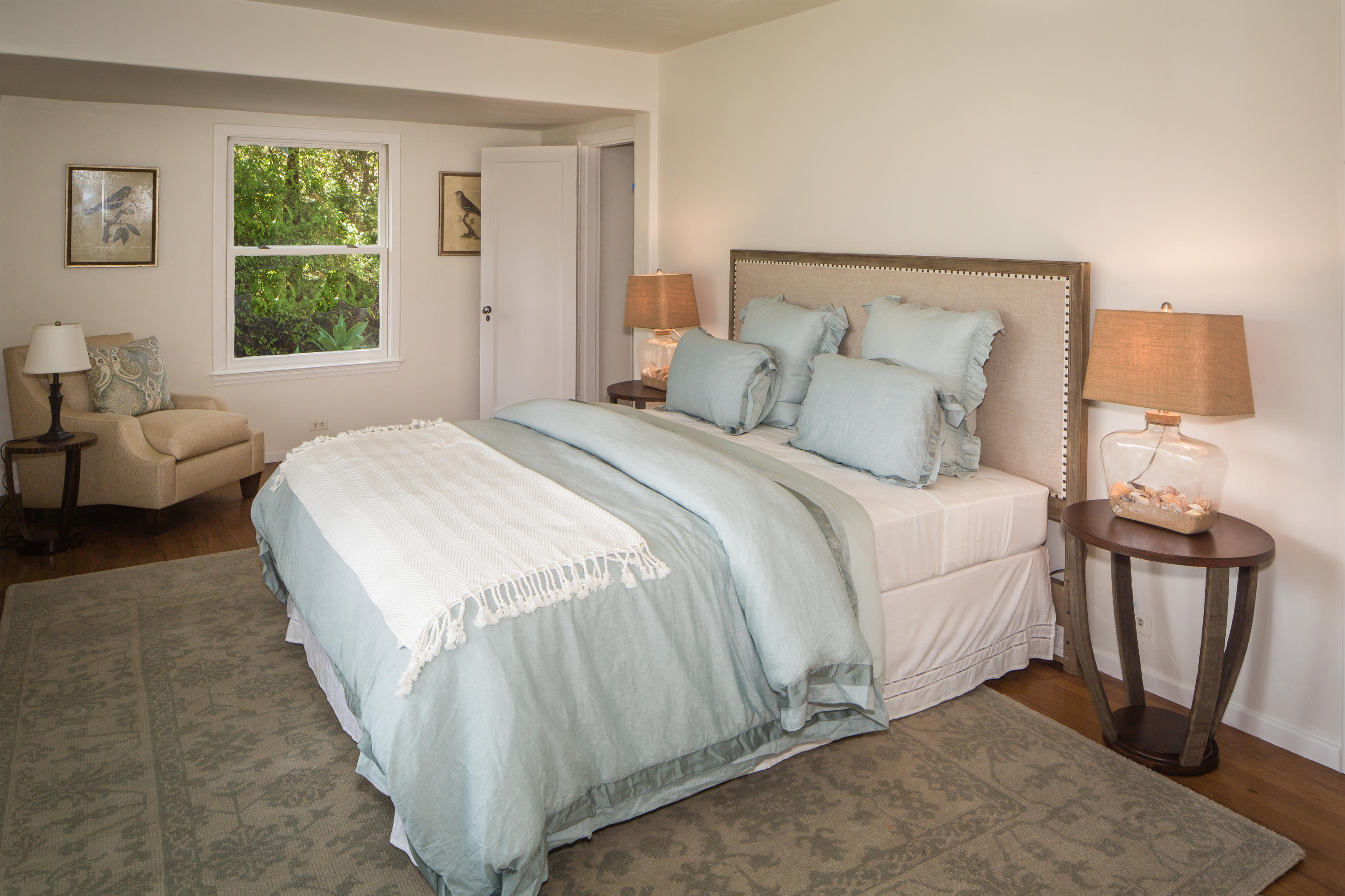 80 Conejo Road Santa Barbara, CA 93103 - Photo 8 of 11 a bed room with a bed and a couch
