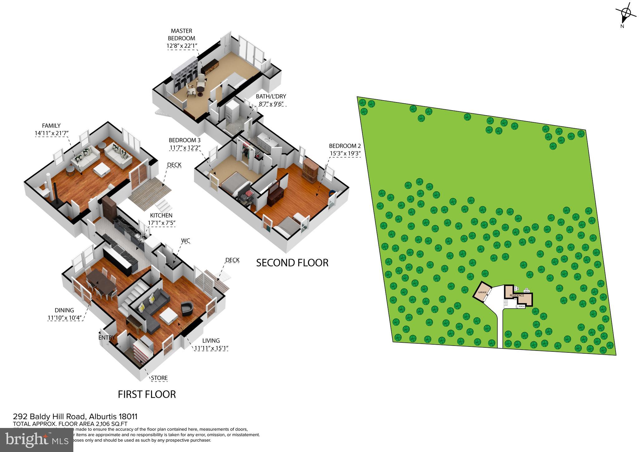 292 Baldy Hill Road Alburtis, PA 18011 - Photo 42 of 43 Virtual Staged Floor Plan