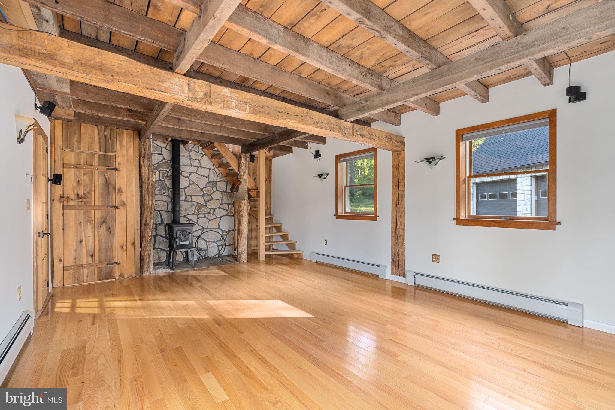 292 Baldy Hill Road Alburtis, PA 18011 - Photo 9 of 43 Barn Beams In Family Room