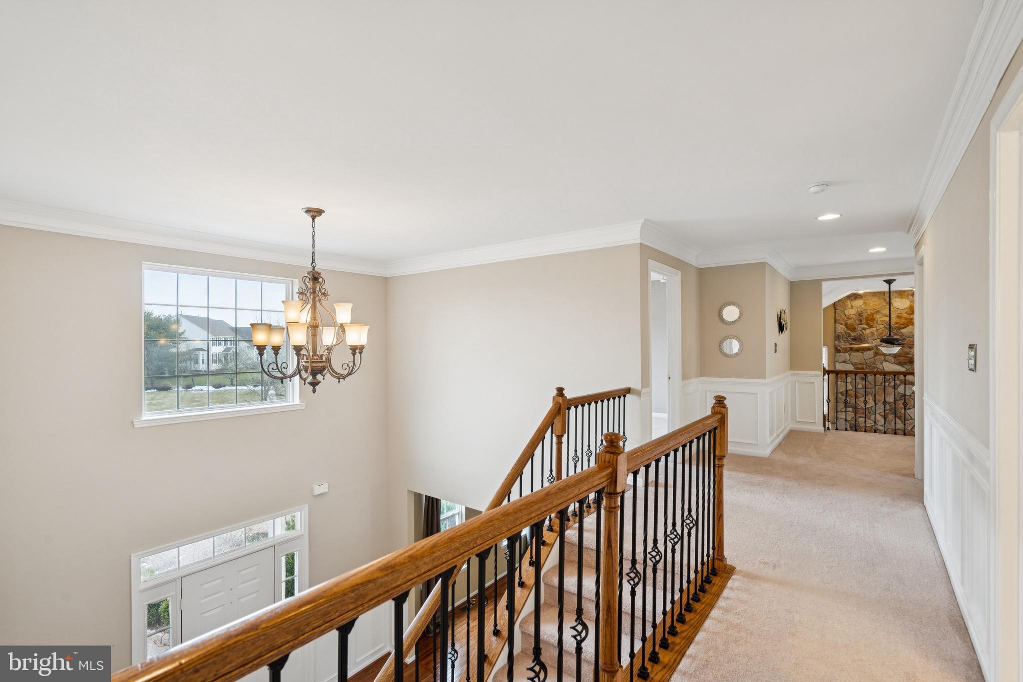 253 Jennings Way Mickleton, NJ 08056 - Photo 36 of 62 a view of a hallway with windows