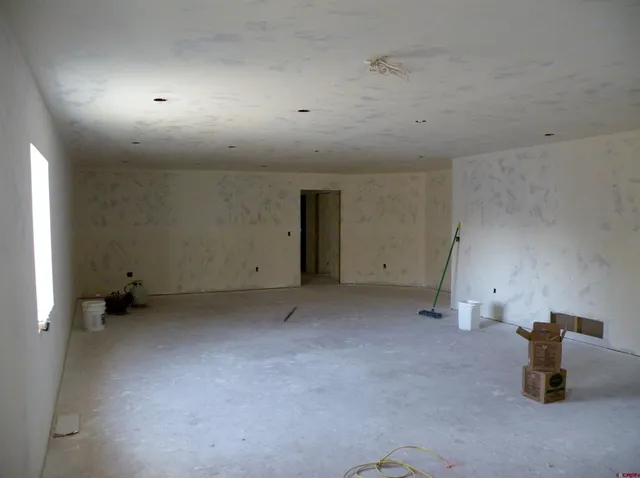 a view of a room with an empty room