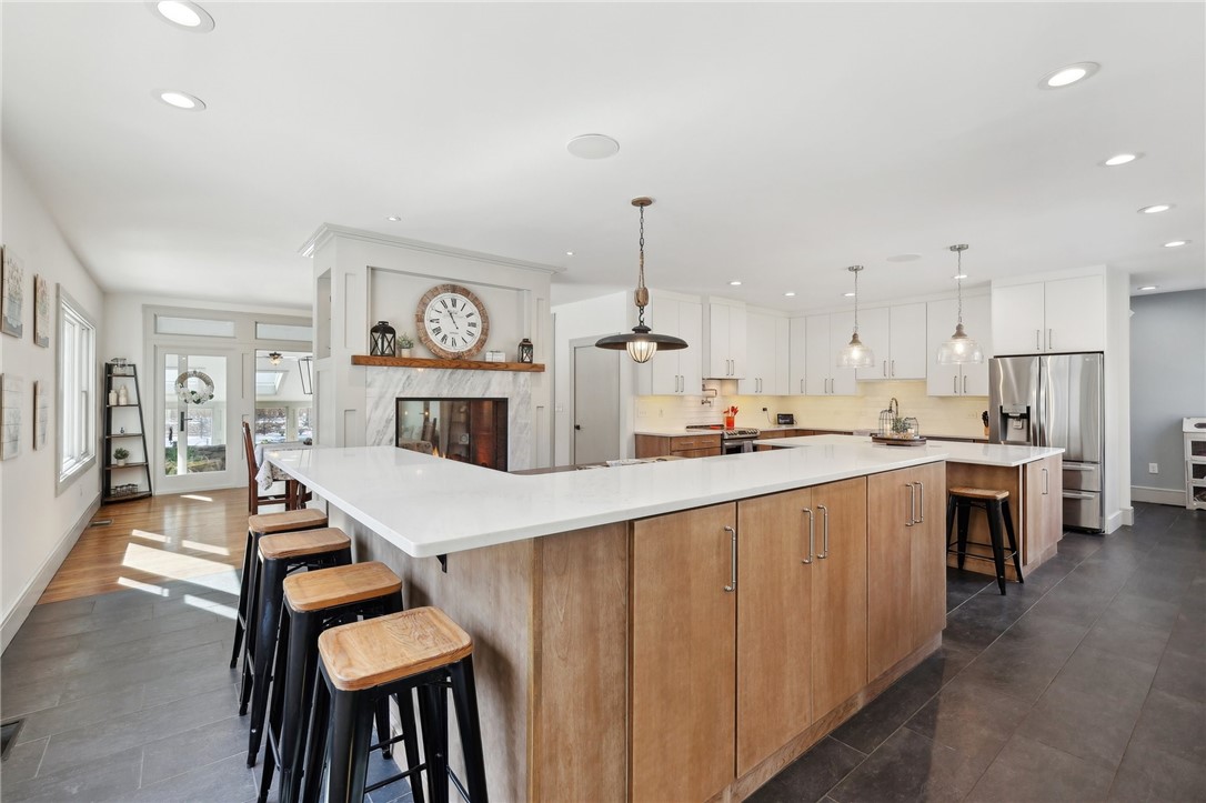 285 Pendar Road North Kingstown, RI 02852 - Photo 5 of 49 Kitchen with storage and additional seating.