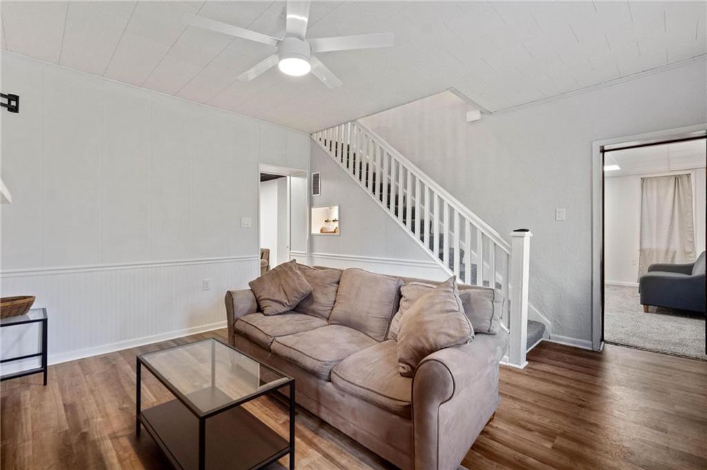 134 Wilson Avenue Cecil, PA 15321 - Photo 6 of 25 a living room with furniture and wooden floor
