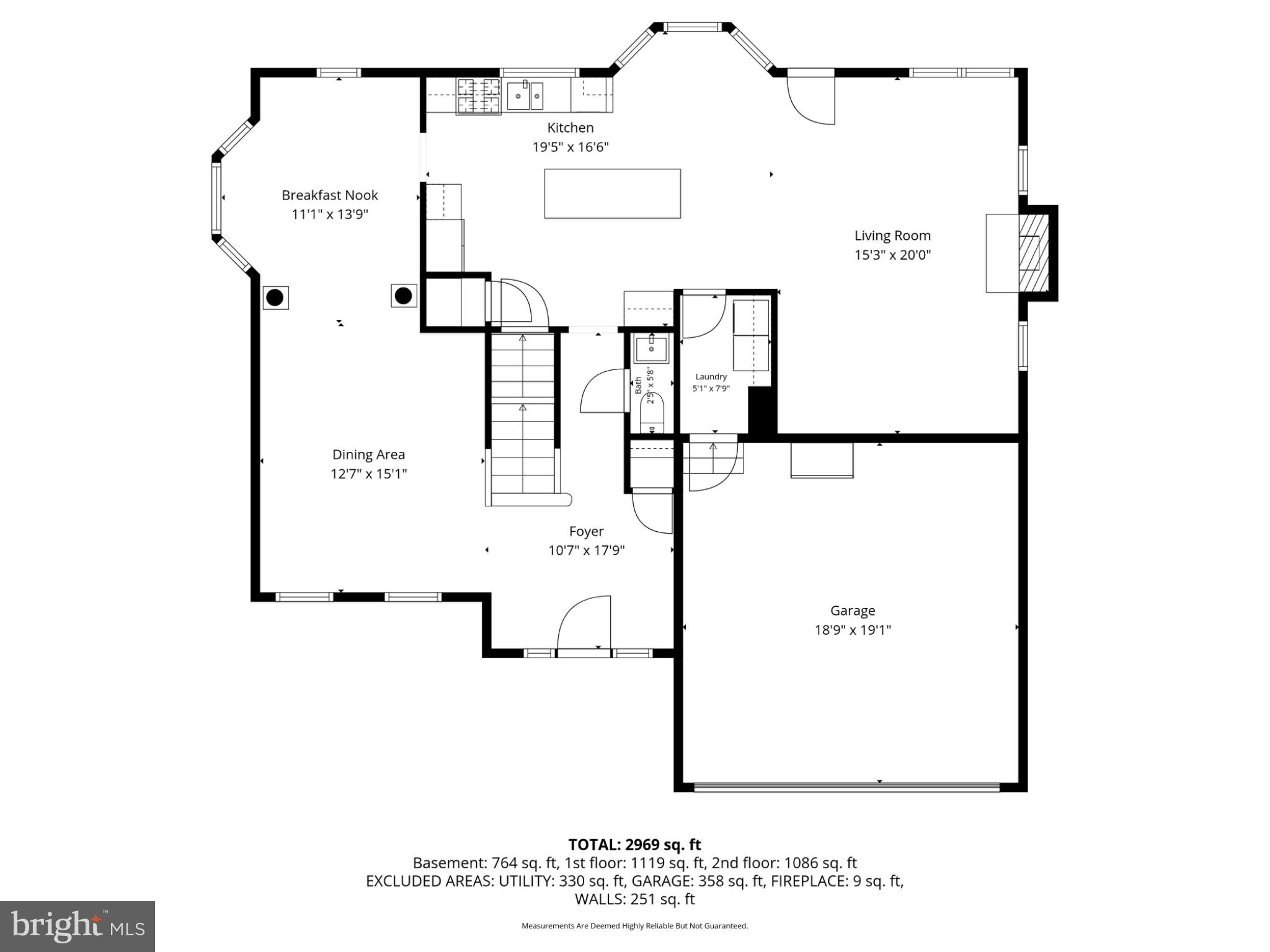 42943 Gotham Way Ashburn, VA 20147 - Photo 51 of 53 Main level floor plan