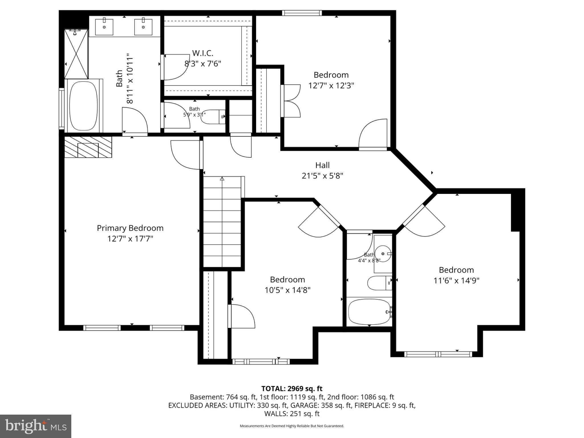 42943 Gotham Way Ashburn, VA 20147 - Photo 52 of 53 Upper level floor plan