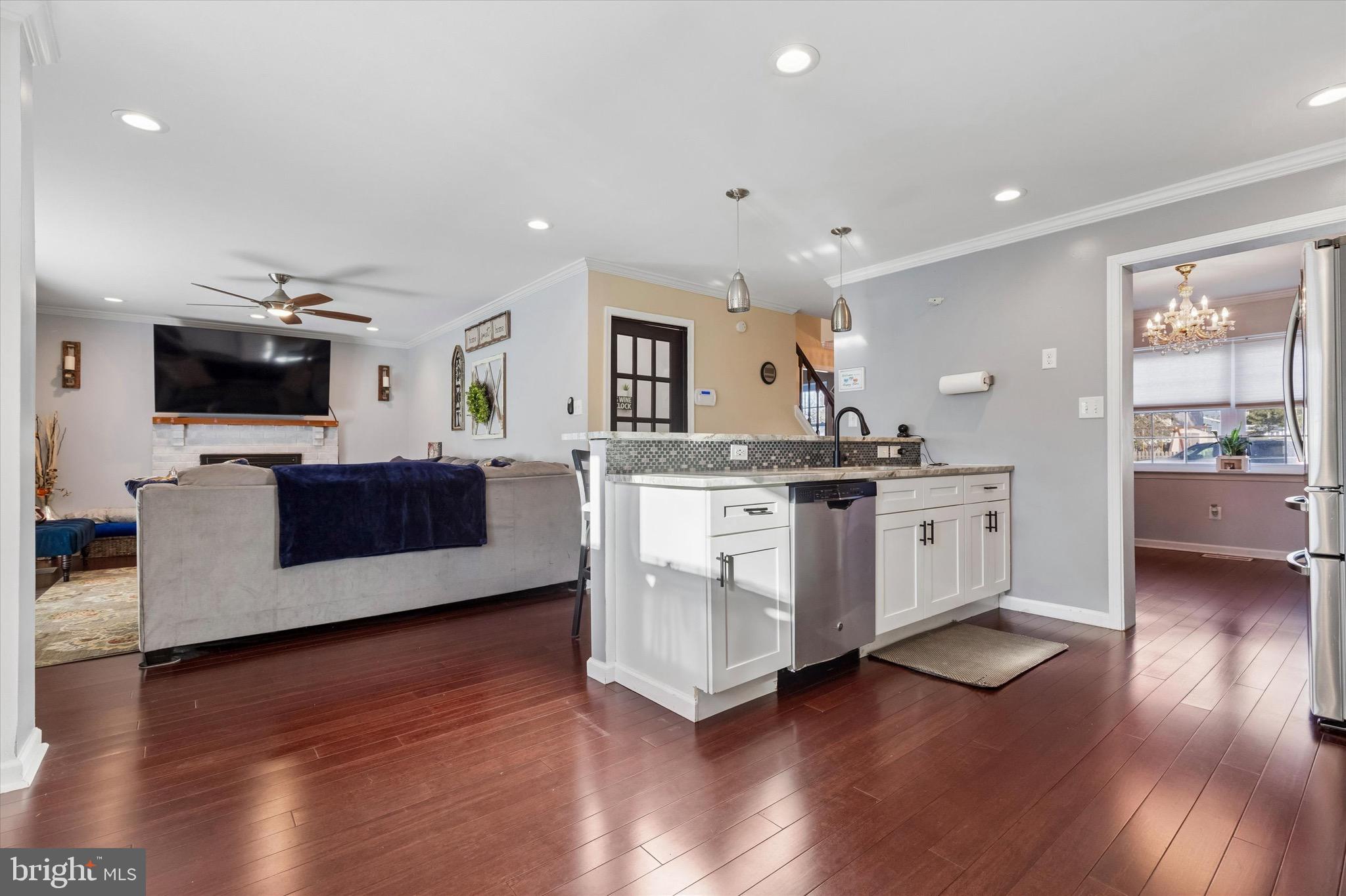 1126 Plowshare Road Blue Bell, PA 19422 - Photo 6 of 30 a view of kitchen with sink and wooden floor